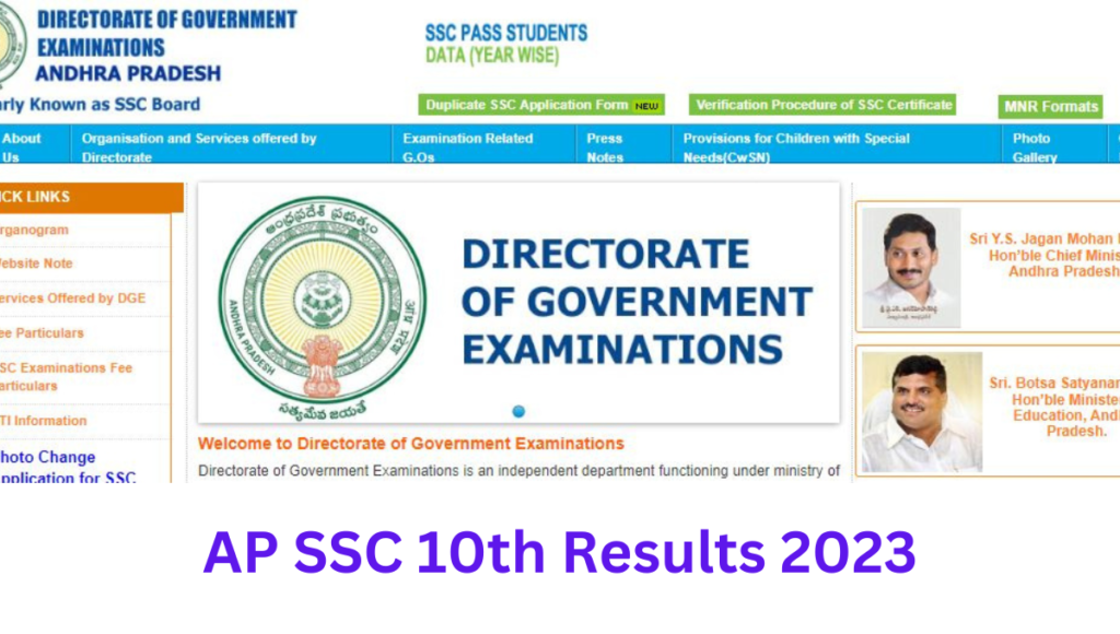 Ap ssc results 2023 RajdharInfo